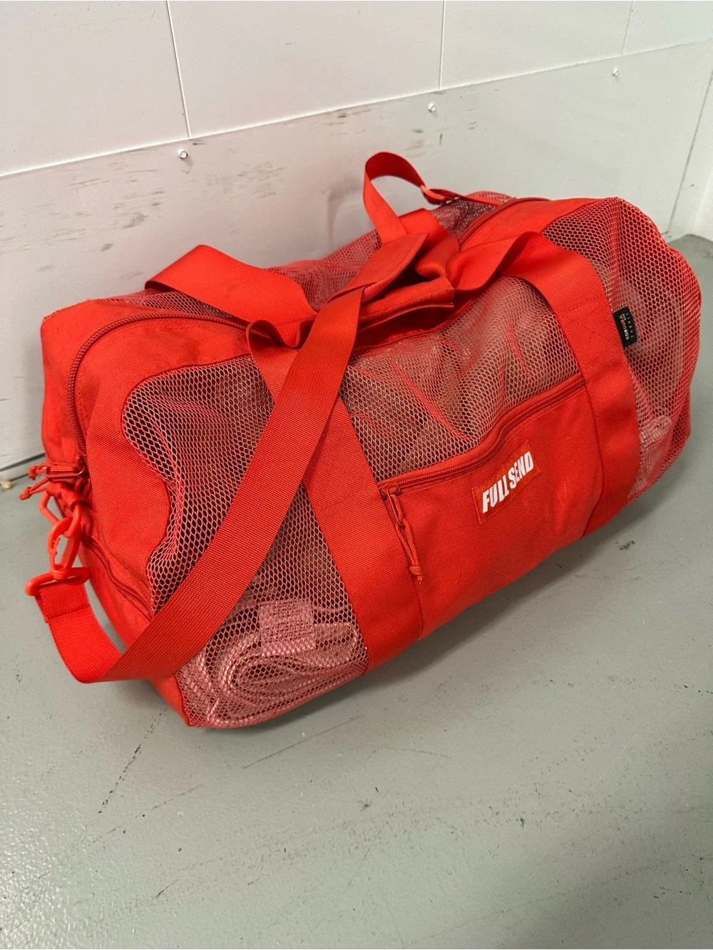 Full Send Mesh Duffel Bag w/ Shoulder Strap